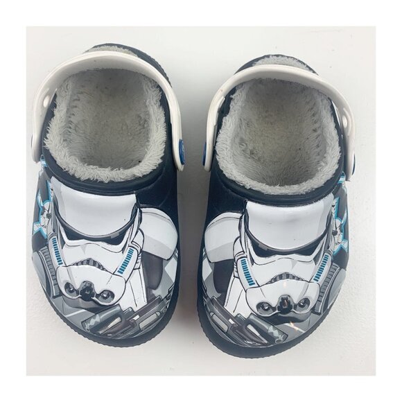 Crocs Fun Lab Lined Stormtrooper Clogs Siz… - Picture 1 of 7